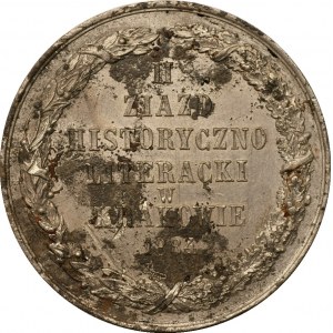 Medal Jan Kochanowski 1884 - cyna -