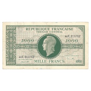 FRANCJA - 1000 franków ND (1945)