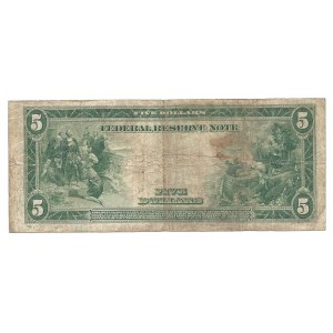USA - 5 dolarów 1914 - White/Mellon