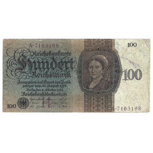 Niemcy - 100 reichsmark 1924 - A