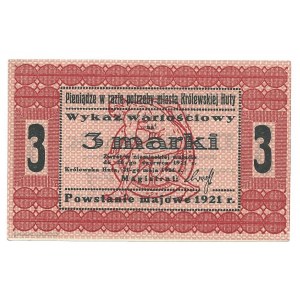 Królewska Huta - 3 marki 1921 - 