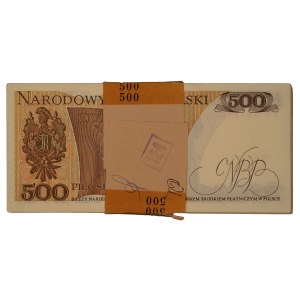 Paczka bankowa - 500 złotych 1982 - FY - 100 sztuk