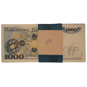 Paczka bankowa - 1000 złotych 1982 - HR - 100 sztuk