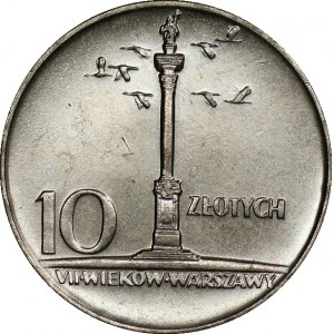 10 złotych 1966 - Mała kolumna