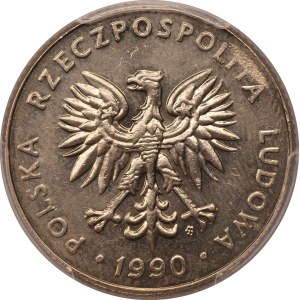 DESTRUKT - 20 złotych 1990 - PCGS MS65