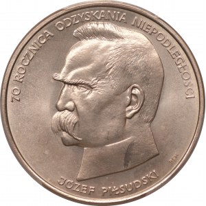 50 000 złotych 1988 - Józef Piłsudski - PCGS MS67