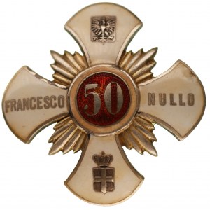 Odznaka 50 Pułk Piechoty Strzelców Kresowych im. FRANCESCO NULLO