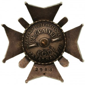 Odznaka 10 Kaniowski Pułk Artylerii Lekkiej Łódź - numerowana