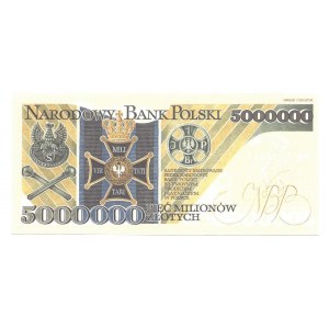 Józef Piłsudski - 5 000 000 złotych 1995 - replika
