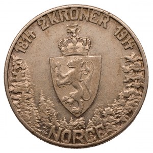 NORWEGIA - 100 koron 1914 - 100 lecie Norweskiej Konstytucji 