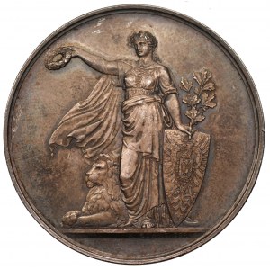 Medal - 5 federalny festiwal strzelectwa 1875 - Niemcy - Wirtembergia - Stuttgart