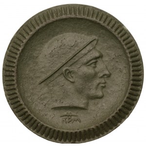 Niemcy - Wałbrzych - 50 fenigów 1921 - zielona porcelana