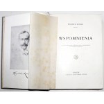 Kossak W., WSPOMNIENIA, 1913 [Einband, zahlreiche Abbildungen].