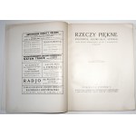 RZECZY PIĘKNE, 1925 [sehr schönes Exemplar] Kaschubische Hausindustrie, Ludwika Maria Gonzagas Sarkophag in den Gewölben der Wawel-Kathedrale, Arbeiten von Architekten und Handwerkern bei der Restaurierung der Płock-Kathedrale im 16. Jahrhundert, Slawisch