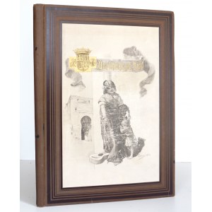 ALBUM GRAFIKI HISZPAŃSKICH ARTYSTÓW, 1886 [duży format] Album de Dessins D'Artistes Espagnols