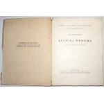 Sulimirski T., WYSOCKA CULTURE, 1931 [3 mapy, 30 tabuliek].