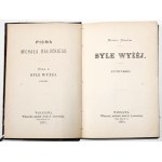 Bałucki M., BYLE WYŻEJ novel, 1901