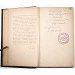 Duchińska S. [autorský záznam], PISMA. PAMIĘTNIK. POEZYE. 1893