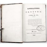 Grabowski M., LITERATURA I KRYTYKA, Wilno 1838