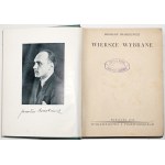 Iwaszkiewicz J., WIERSZE WYBRANE, 1938 [1. vydanie, portrét autora].