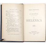 Konopnicka M., HELENICA, 1902 [1. Aufl.]