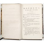 Krasicki I., DZIEŁA, 1824 [Rozhovory mrtvých, Lucyan, Pisma różne].