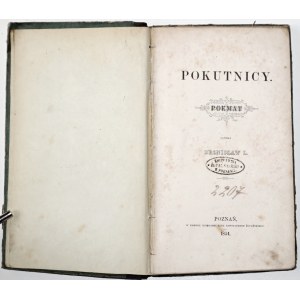 Lasocki B., POKUTNICY Gedicht, 1854