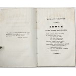 Pieńkiewicz A., ODPOWIEDŹ NA RECENZYĄ DZIEŁA WIERSZ HORACEGO, Vilnius 1836