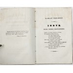 Pieńkiewicz A., ODPOWIEDŹ NA RECENZYĄ DZIEŁA WIERSZ HORACEGO, Wilno 1836