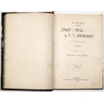 Taine H., ŻYWOT I MYŚLI p. F. T. GRAINDORGE, t.1-2, 1905
