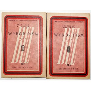 Witkiewicz S., WYBÓR PISM, t.1-2, 1939