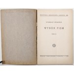 Witkiewicz S., WYBÓR PISM, t.1-2, 1939