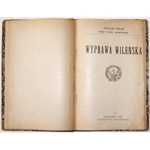 Piskor T., WYPRAWA WILEŃSKA, 1919 [wyd.1] [mapy, plany barwne]