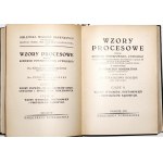 Rosenbluth S., WZORY PROCESOWE cz.1-2, 1933 [ładny egz.]