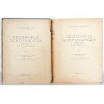 Nowakowski S., [wpis autora] GEOGRAFJA GOSPODARCZA POLSKI ZACHODNIEJ, 1929-30, t.1-2 [płótno+obwoluta, liczne ilustracje]