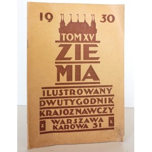 ZIEMIA, 1930 [oryg. drzeworyt Cieślewski] [Sztuka, Kochanowski, Zamość, Podole]