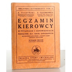 Tuszyński A., EGZAMIN KIEROWCY, 1928