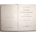 BIBLIOTEKA WARSZAWSKA, Rok 1896 t.1-3 [ historia, przyroda, etnografia, monety, Askenazy, Korzon, Smolka, Nusbaum]