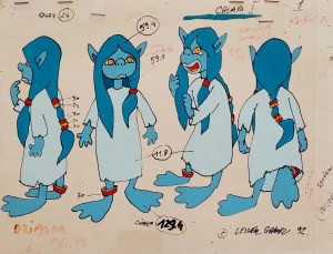 Chlapa I - Film pod strasznym tytułem folia animacyjna proj. Leszek Gałysz [ca 1992]