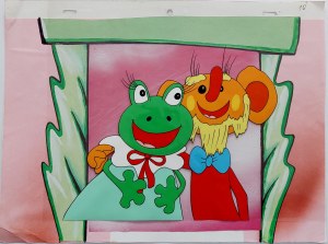 Kulfon i Monika folia animacyjna proj. Leszek Gałysz, Krzysztof Rynkiewicz [ca 1997]