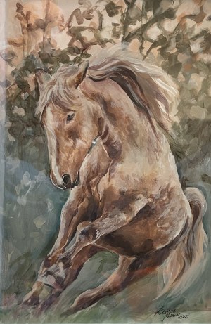 Milena Kolbus, Koń w galopie