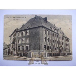 Świętochłowice, szkoła nr I, ok. 1910