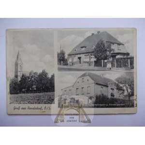 Wieszowa k. Tarnowskie Góry, szkoła, dom sióstr, kościół, 1939