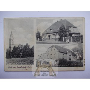 Wieszowa bei Tarnowskie Góry, Schule, Schwesternhaus, Kirche, 1939