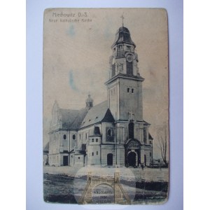 Bytom, Beuthen, Miechowice, Catholic Church, circa 1920.