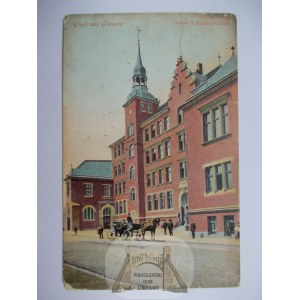 Gliwice, Gleiwitz, szkoła, 1921