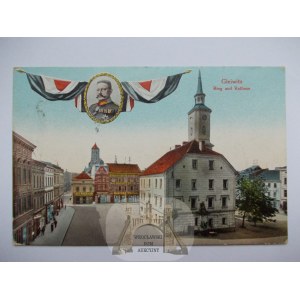 Gliwice, Gleiwitz, Marktplatz, Hindenburg, 1916