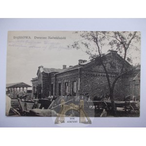 Dąbrowa Górnicza, Dworzec Nadwiślański, 1915