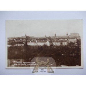 Nysa, Neisse, panorama z gazowni, 1923