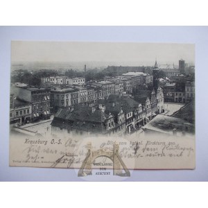 Kluczbork, Kreuzburg, widok z kościoła, 1903